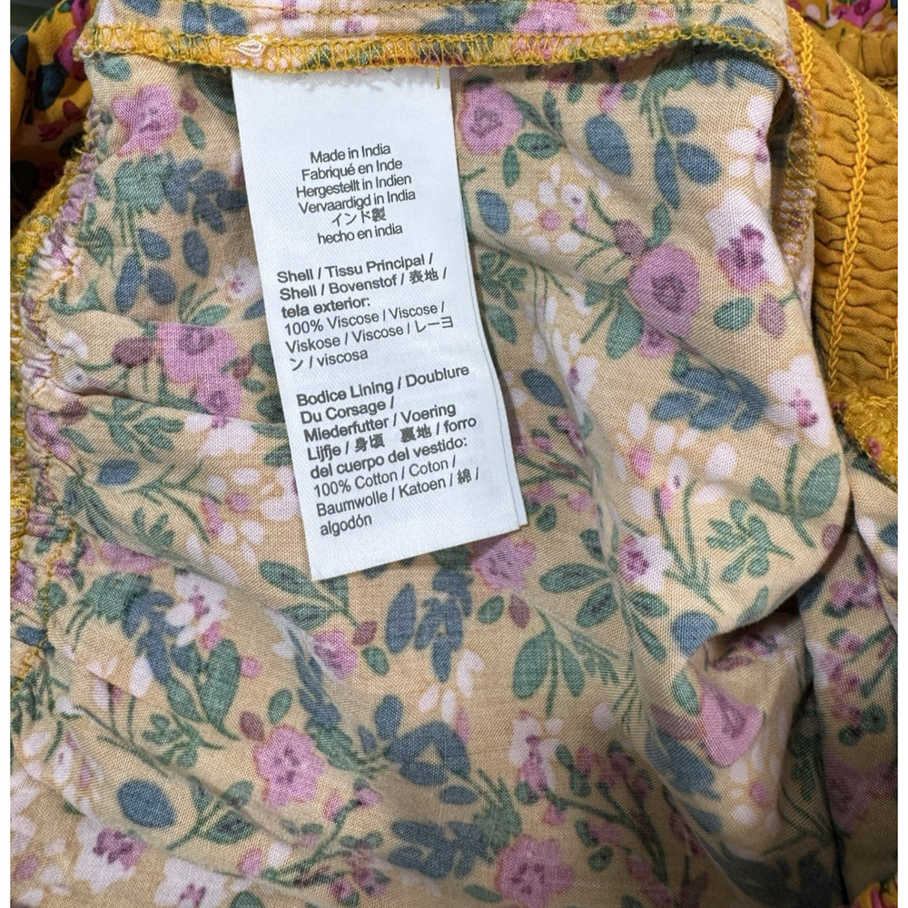 CREWCUTS J. Crew Girls' Sz 10 Floral Smocked Puff Sleeve Wide Leg Jumpsuit - Picture 9 of 10